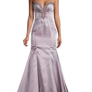 Purple Mac Duggal Gown